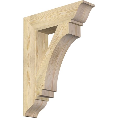 Ekena Millwork Imperial Traditional Rough Sawn Bracket, Douglas Fir, 6"W x 26"D x 34"H BKT06X26X34IMP01RDF